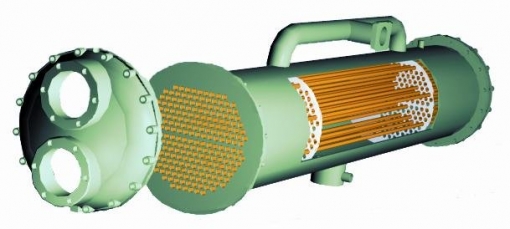 spray shell y tubo evaporador  