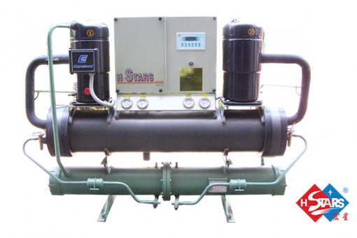 China fabricante de bomba de calor de enfriador de agua modular tipo scroll 