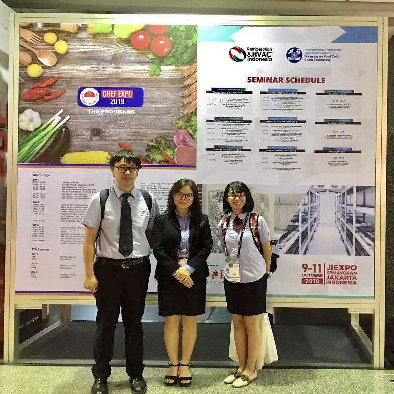 h.stars group una vez más participó con éxito en la exhibición de refrigeración de indonesia